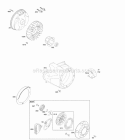 Blower HousingShrouds Flywheel Rewind Starter Diagram and Parts List for 21M317-0115-E1  Briggs and Stratton Engine